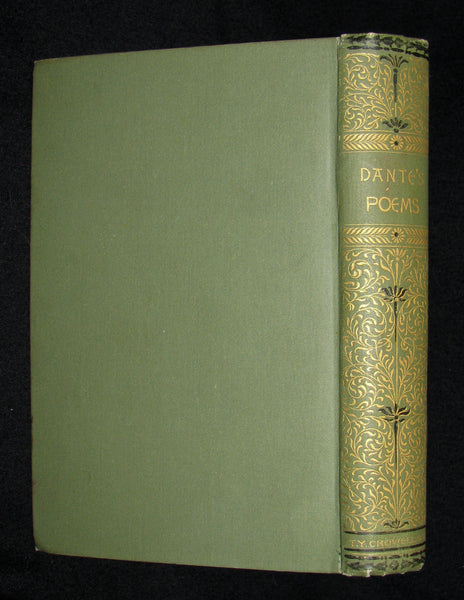 1897 Rare Book -  THE DIVINE COMEDY OF DANTE ALIGHIERI: Together with Dante Gabriel Rossetti's Translation of The New Life