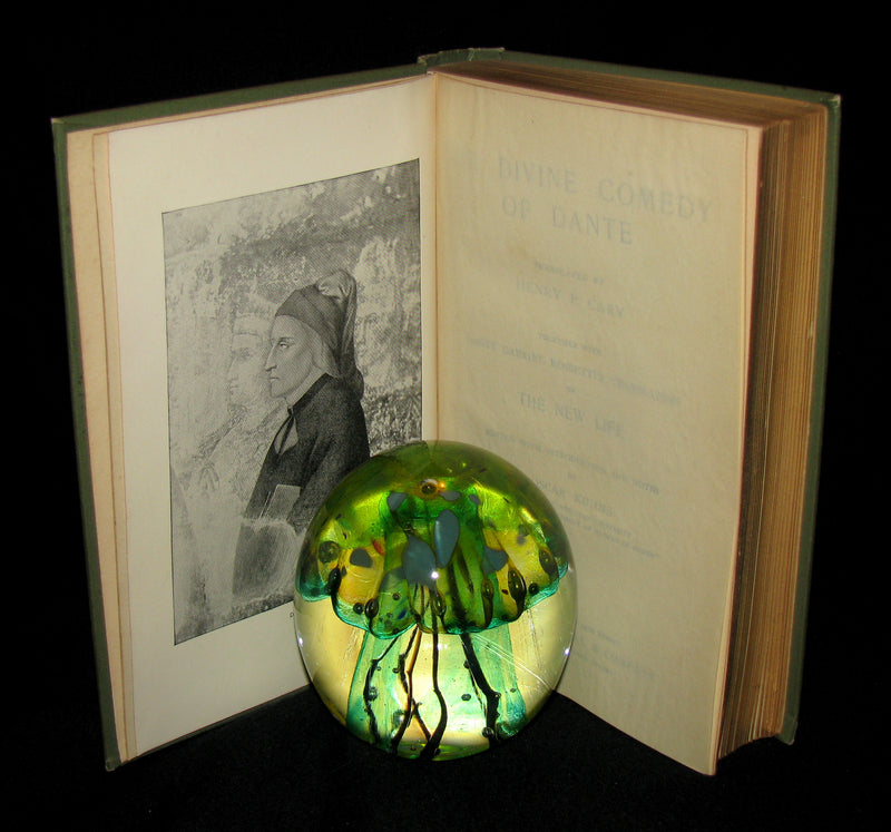 1897 Rare Book -  THE DIVINE COMEDY OF DANTE ALIGHIERI: Together with Dante Gabriel Rossetti's Translation of The New Life