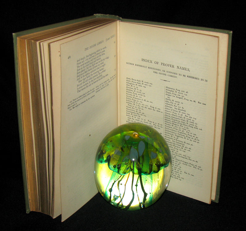 1897 Rare Book -  THE DIVINE COMEDY OF DANTE ALIGHIERI: Together with Dante Gabriel Rossetti's Translation of The New Life
