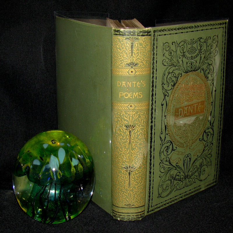 1897 Rare Book -  THE DIVINE COMEDY OF DANTE ALIGHIERI: Together with Dante Gabriel Rossetti's Translation of The New Life