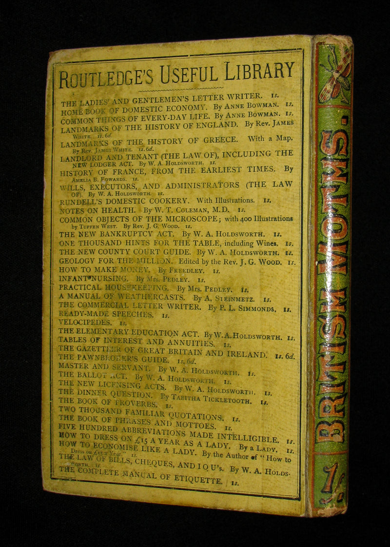 1880 Rare Book - The Common Moths of England by Rev. J. G. Wood