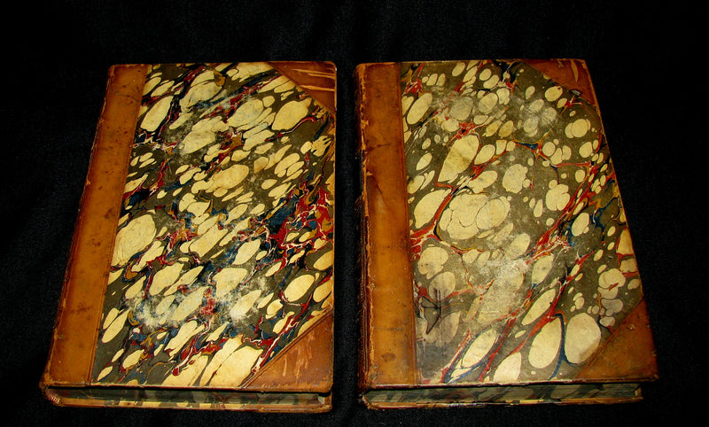 1858 Rare Book set  -  The Pirate (The Waverley Novels Household Edition - complete in 2 volumes)  by Walter Scott