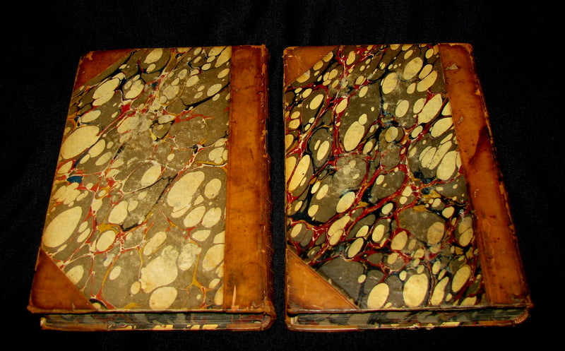 1858 Rare Book set  -  The Pirate (The Waverley Novels Household Edition - complete in 2 volumes)  by Walter Scott