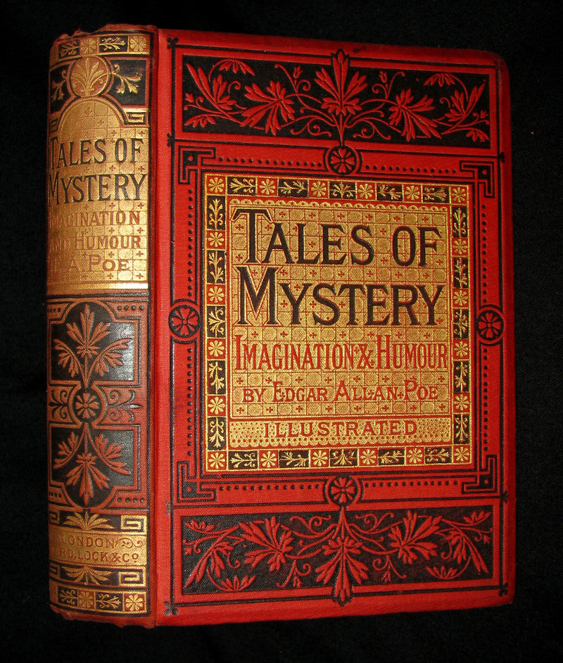 1891 Rare Book - Edgar Allan POE Tales of Adventure and Mystery and Imagination