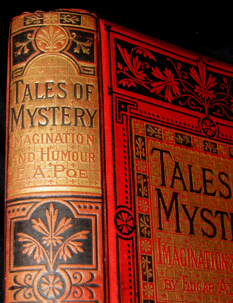 1891 Rare Book - Edgar Allan POE Tales of Adventure and Mystery and Imagination