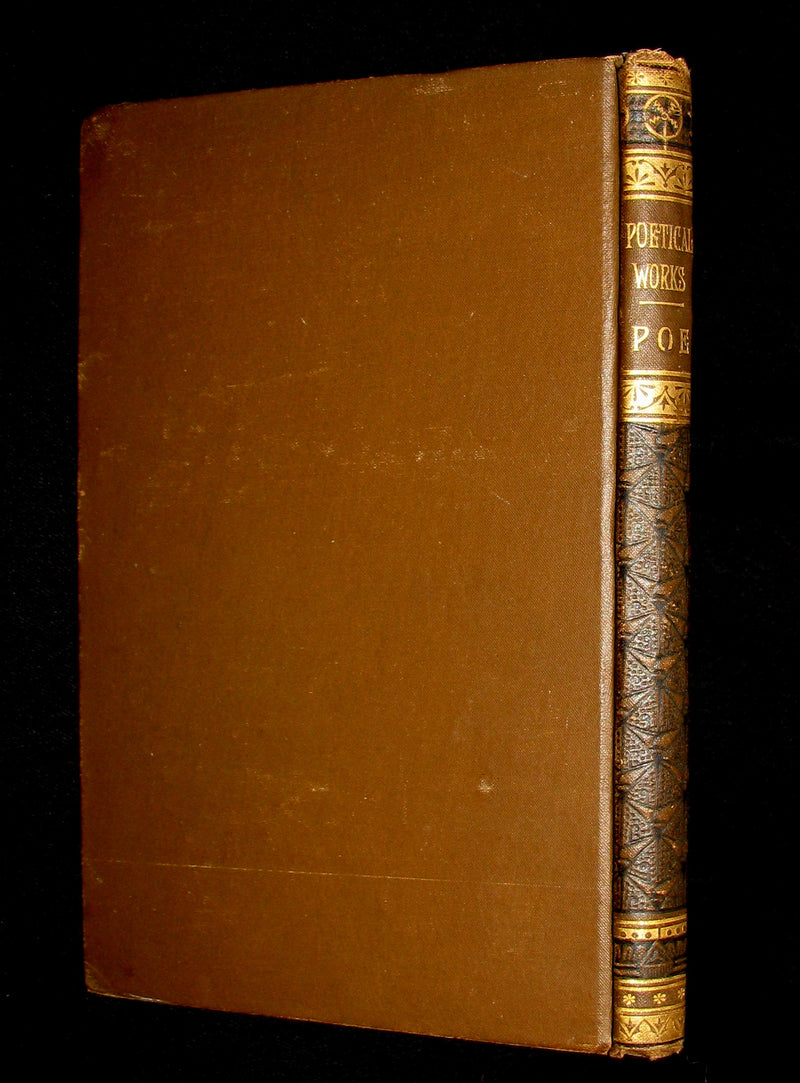 1883 Scarce Edition - Poems of Edgar Allan POE (The Raven, Lenore, ...) with Memoir. Illustrated.