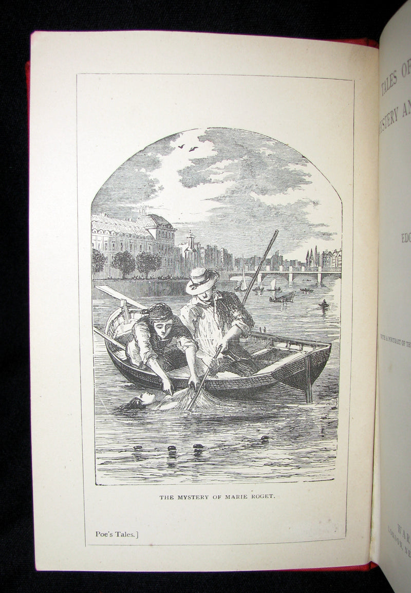 1891 Rare Book - Edgar Allan POE Tales of Adventure and Mystery and Imagination