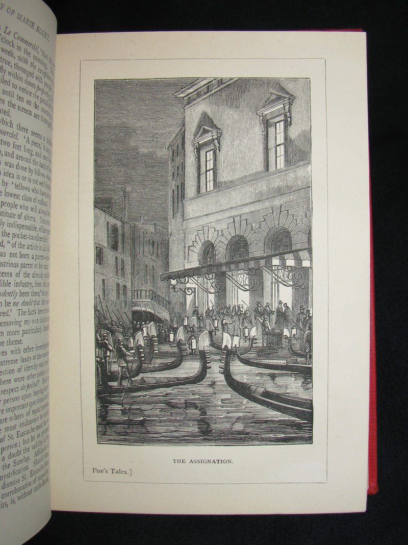 1891 Rare Book - Edgar Allan POE Tales of Adventure and Mystery and Imagination