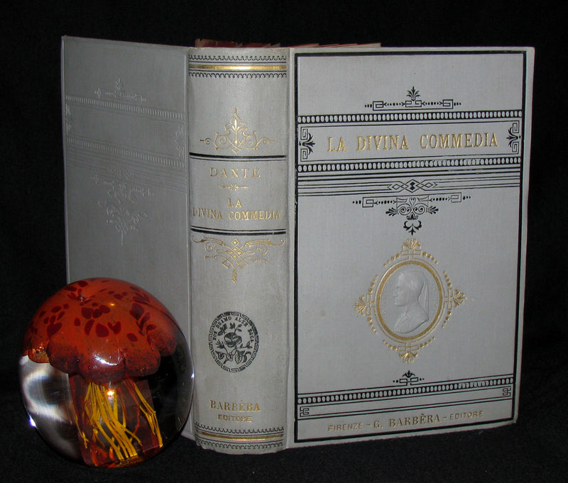1892 Rare Italian Book - La Divina Commedia di DANTE ALIGHIERI
