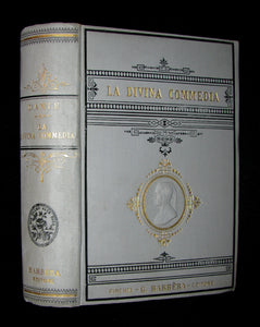 1892 Rare Italian Book - La Divina Commedia di DANTE ALIGHIERI