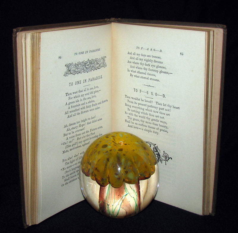 1883 Scarce Edition - Poems of Edgar Allan POE (The Raven, Lenore, ...) with Memoir. Illustrated.