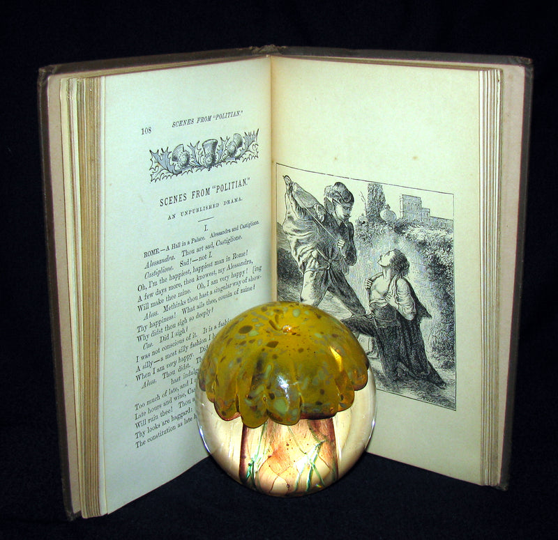 1883 Scarce Edition - Poems of Edgar Allan POE (The Raven, Lenore, ...) with Memoir. Illustrated.