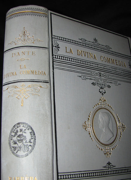 1892 Rare Italian Book - La Divina Commedia di DANTE ALIGHIERI