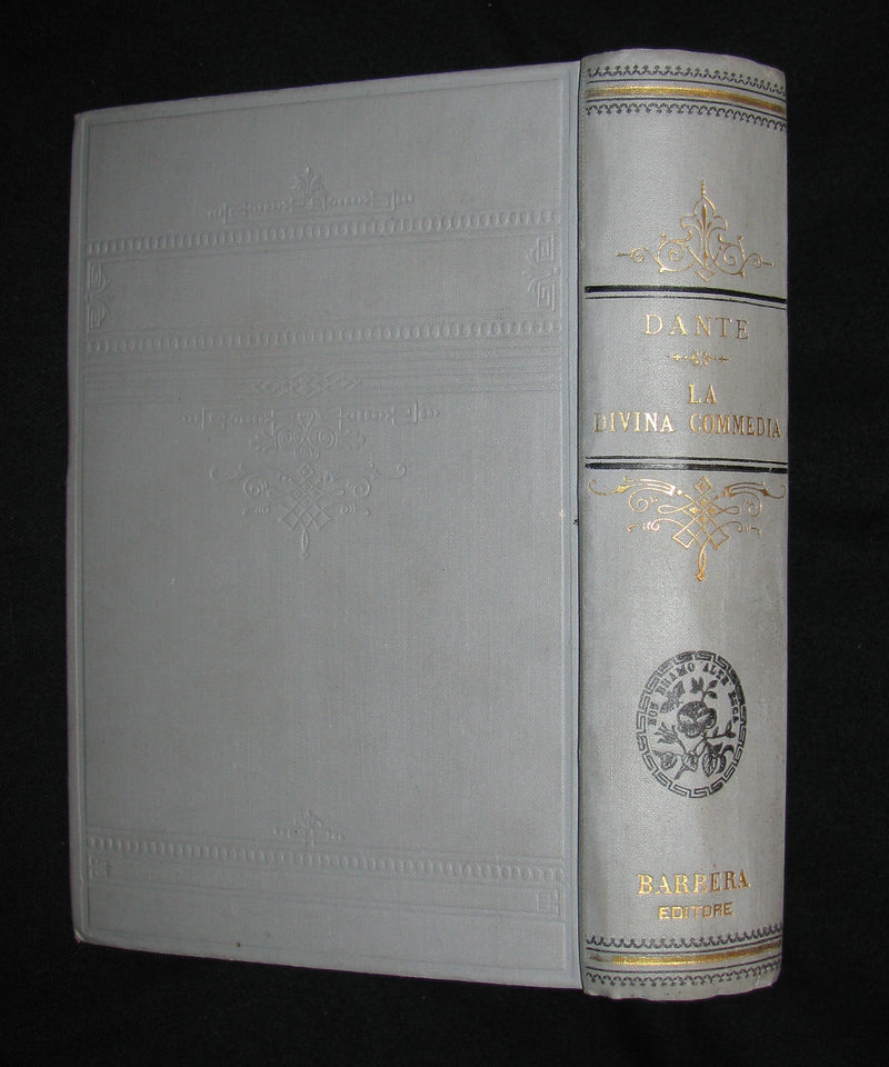 1892 Rare Italian Book - La Divina Commedia di DANTE ALIGHIERI