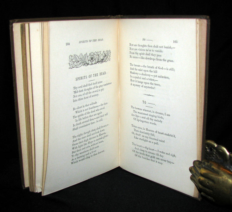 1883 Scarce Edition - Poems of Edgar Allan POE (The Raven, Lenore, ...) with Memoir. Illustrated.