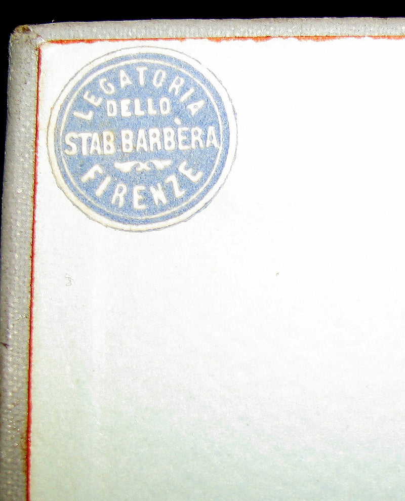1892 Rare Italian Book - La Divina Commedia di DANTE ALIGHIERI