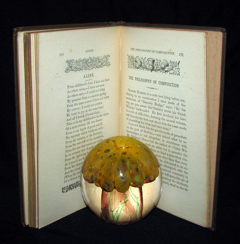 1883 Scarce Edition - Poems of Edgar Allan POE (The Raven, Lenore, ...) with Memoir. Illustrated.