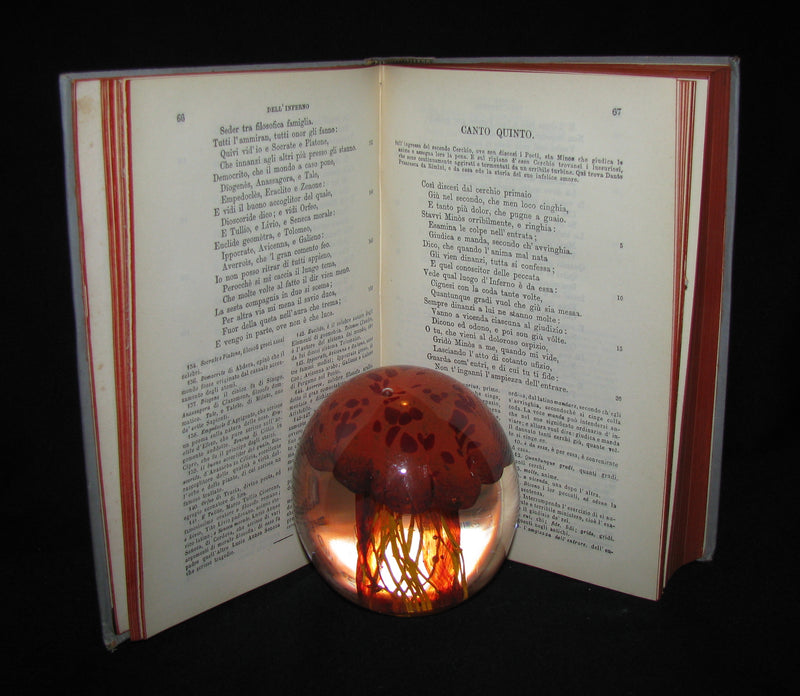1892 Rare Italian Book - La Divina Commedia di DANTE ALIGHIERI
