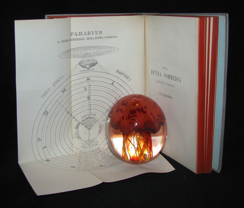 1892 Rare Italian Book - La Divina Commedia di DANTE ALIGHIERI
