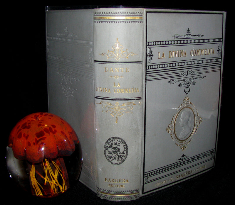 1892 Rare Italian Book - La Divina Commedia di DANTE ALIGHIERI