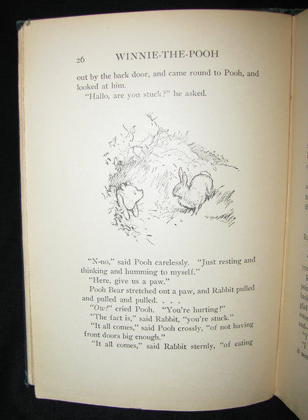 1926  First Edition -  A. A. Milne & Ernest H. Shepard -  WINNIE-THE-POOH