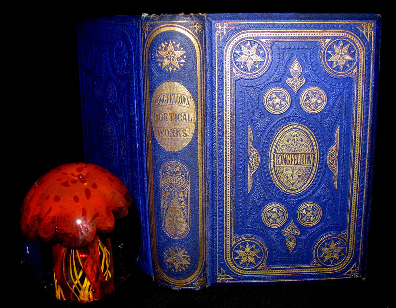 1864 Rare Book -  The Poetical Works of Henry Wadsworth Longfellow. Complete Edition, with Illustrations by John Gilbert. Etc.