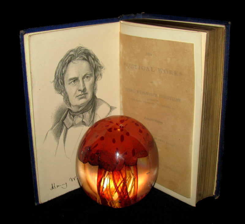 1864 Rare Book -  The Poetical Works of Henry Wadsworth Longfellow. Complete Edition, with Illustrations by John Gilbert. Etc.