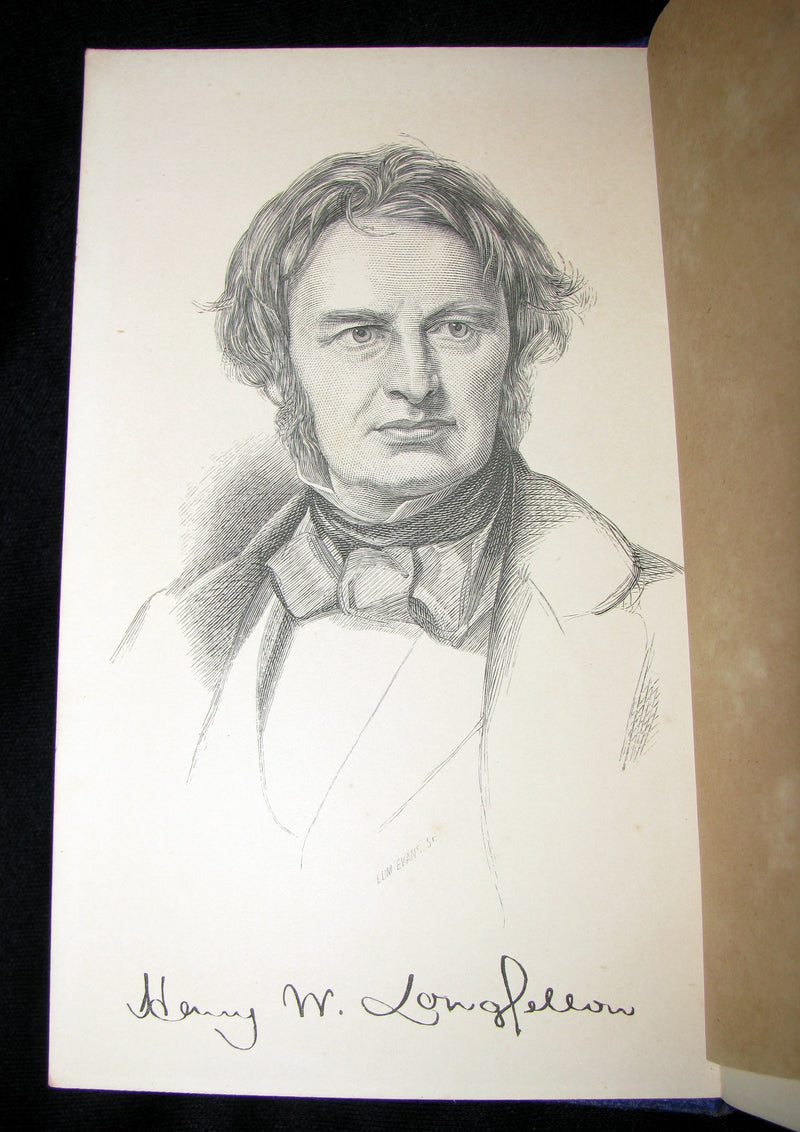 1864 Rare Book -  The Poetical Works of Henry Wadsworth Longfellow. Complete Edition, with Illustrations by John Gilbert. Etc.