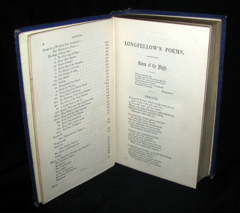 1864 Rare Book -  The Poetical Works of Henry Wadsworth Longfellow. Complete Edition, with Illustrations by John Gilbert. Etc.