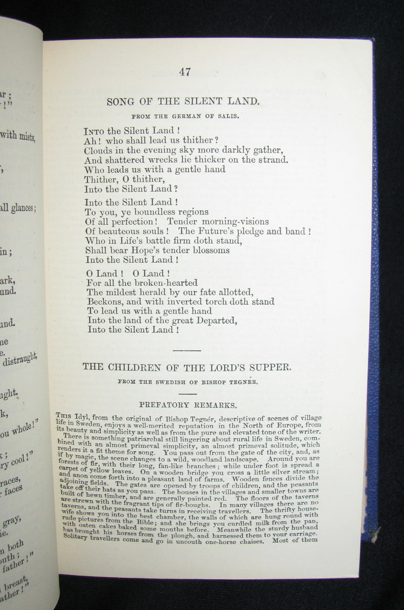 1864 Rare Book -  The Poetical Works of Henry Wadsworth Longfellow. Complete Edition, with Illustrations by John Gilbert. Etc.