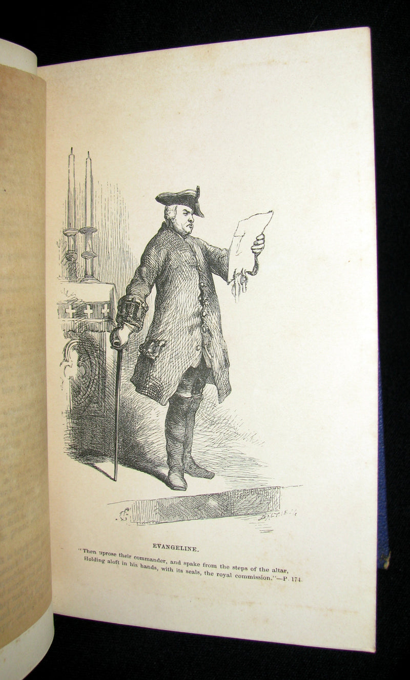 1864 Rare Book -  The Poetical Works of Henry Wadsworth Longfellow. Complete Edition, with Illustrations by John Gilbert. Etc.
