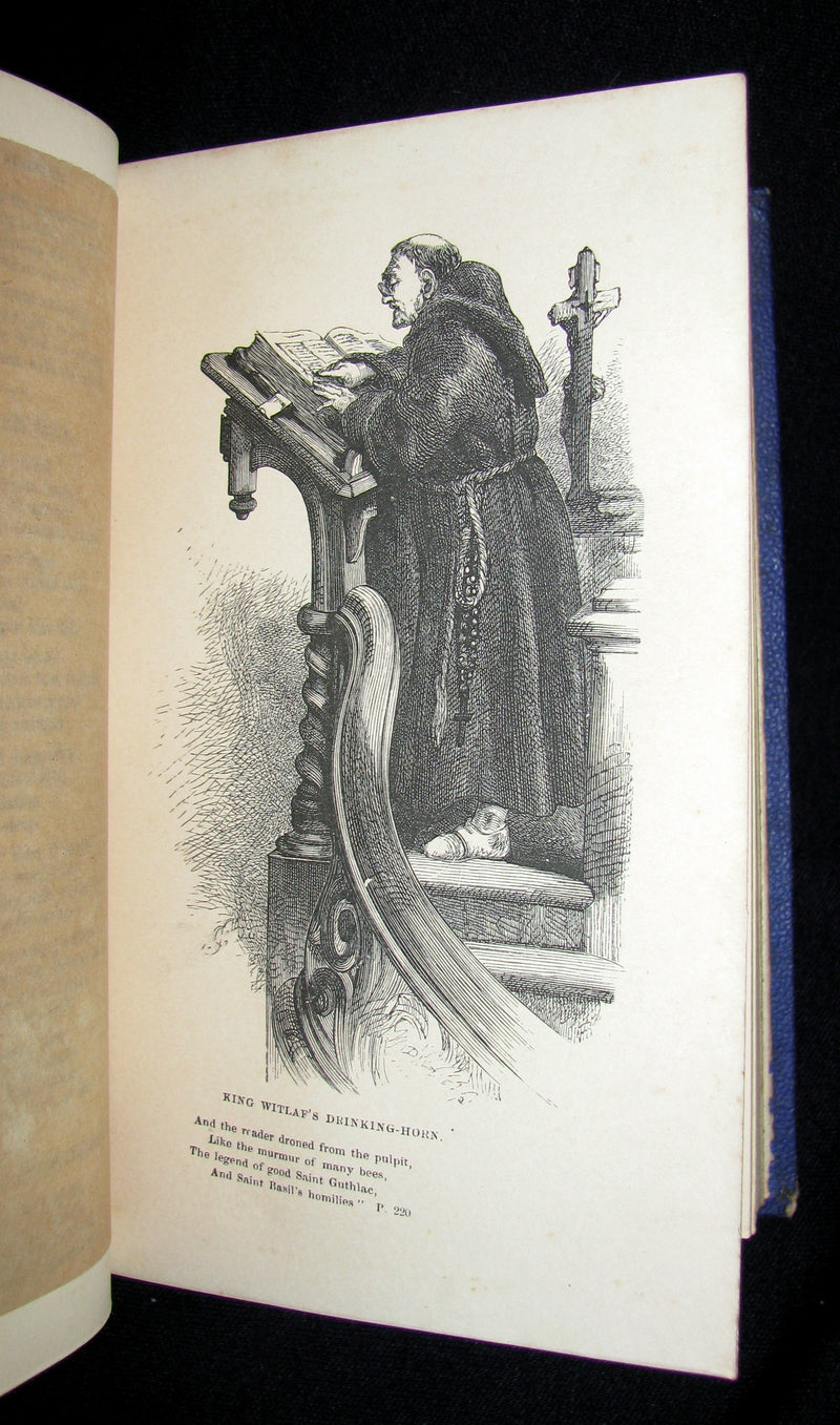 1864 Rare Book -  The Poetical Works of Henry Wadsworth Longfellow. Complete Edition, with Illustrations by John Gilbert. Etc.