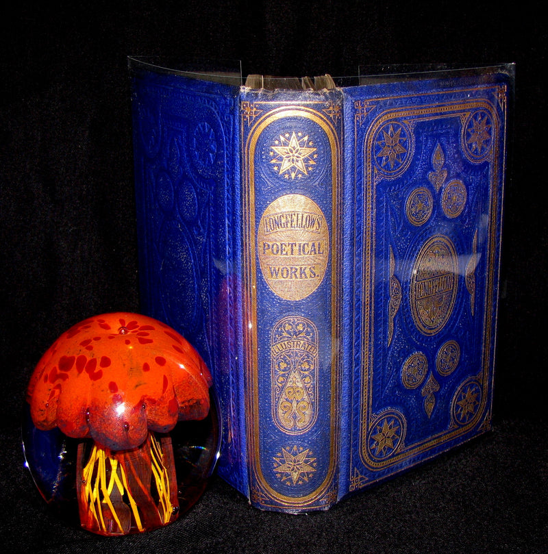 1864 Rare Book -  The Poetical Works of Henry Wadsworth Longfellow. Complete Edition, with Illustrations by John Gilbert. Etc.