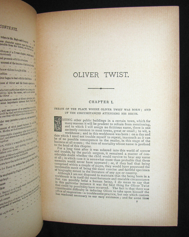 1900's Rare Nisbet Victorian Edition -  OLIVER TWIST by Charles Dickens
