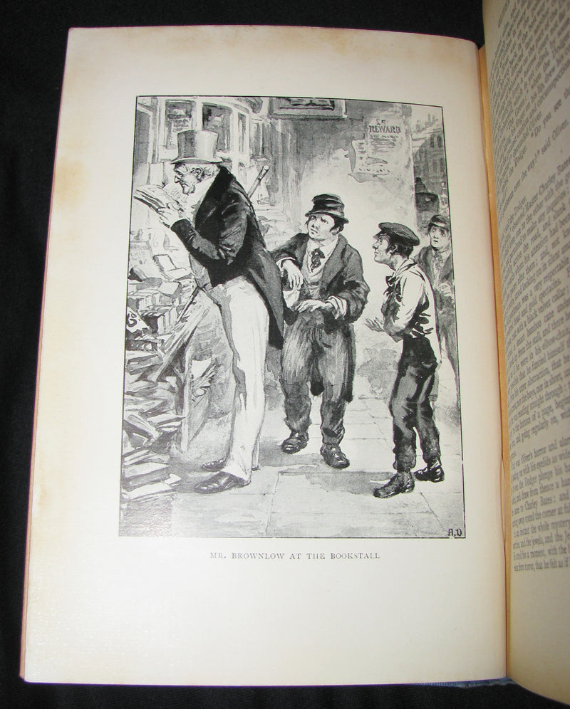 1900's Rare Nisbet Victorian Edition -  OLIVER TWIST by Charles Dickens