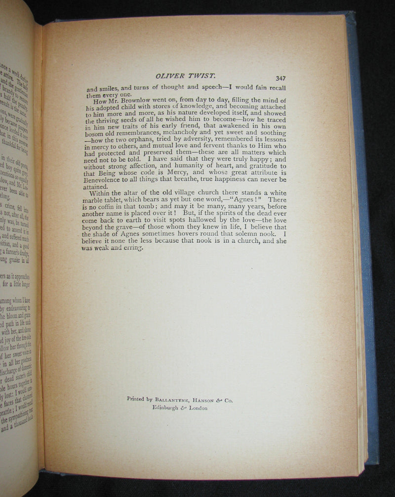 1900's Rare Nisbet Victorian Edition -  OLIVER TWIST by Charles Dickens