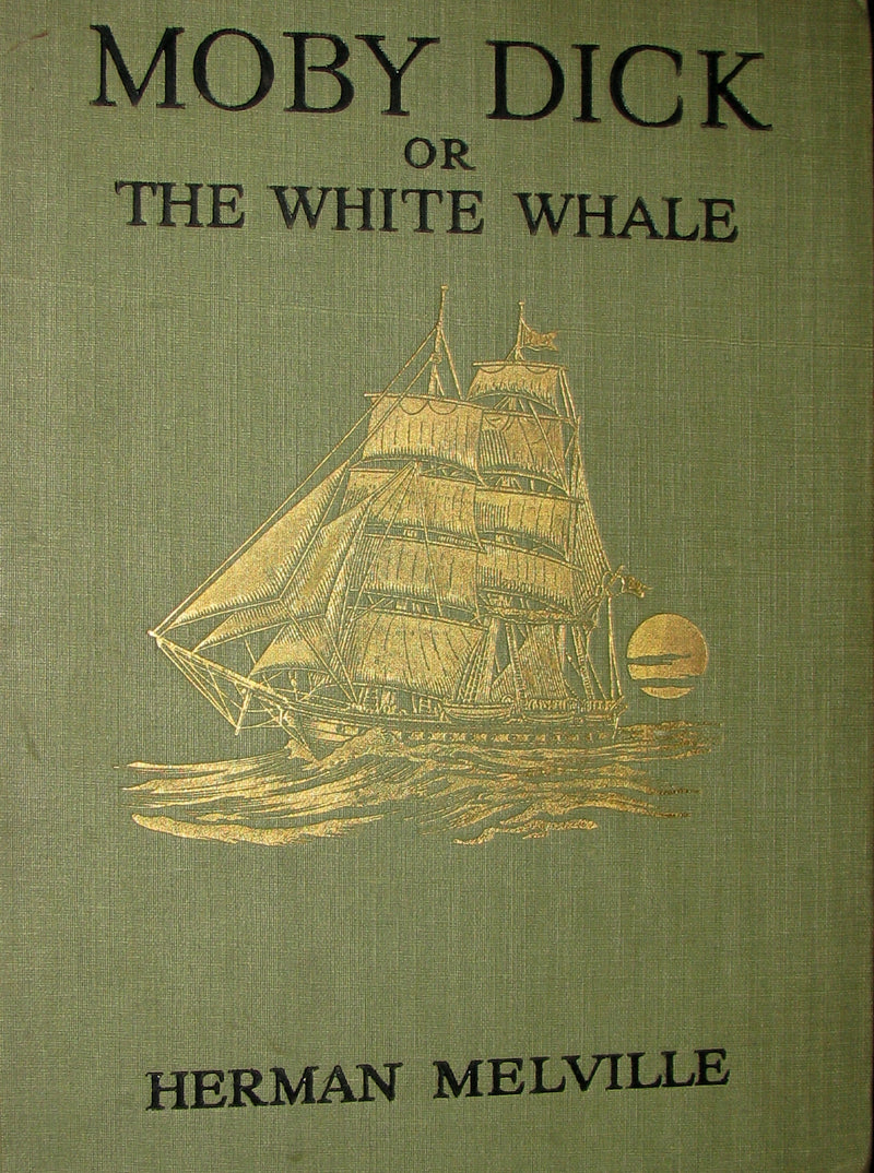 1930 Rare Book - Moby Dick or The White Whale by Herman Melville, illustrated by Mead Schaeffer