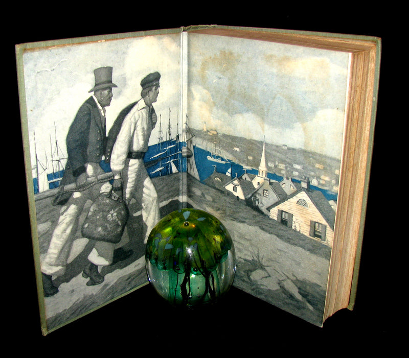 1930 Rare Book - Moby Dick or The White Whale by Herman Melville, illustrated by Mead Schaeffer