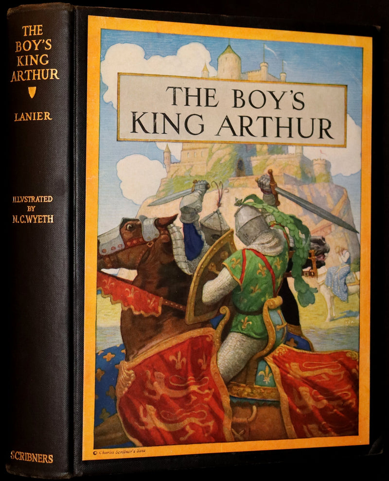 1926 Rare Book - The Boy's King Arthur and His Knights of the Round Table illustrated by N. C. Wyeth.