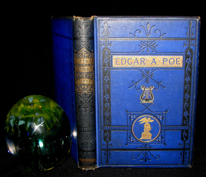 1860's Rare Book - The Poetical Works of Edgar Allan Poe. Edited by James Hannay. Illustrated.