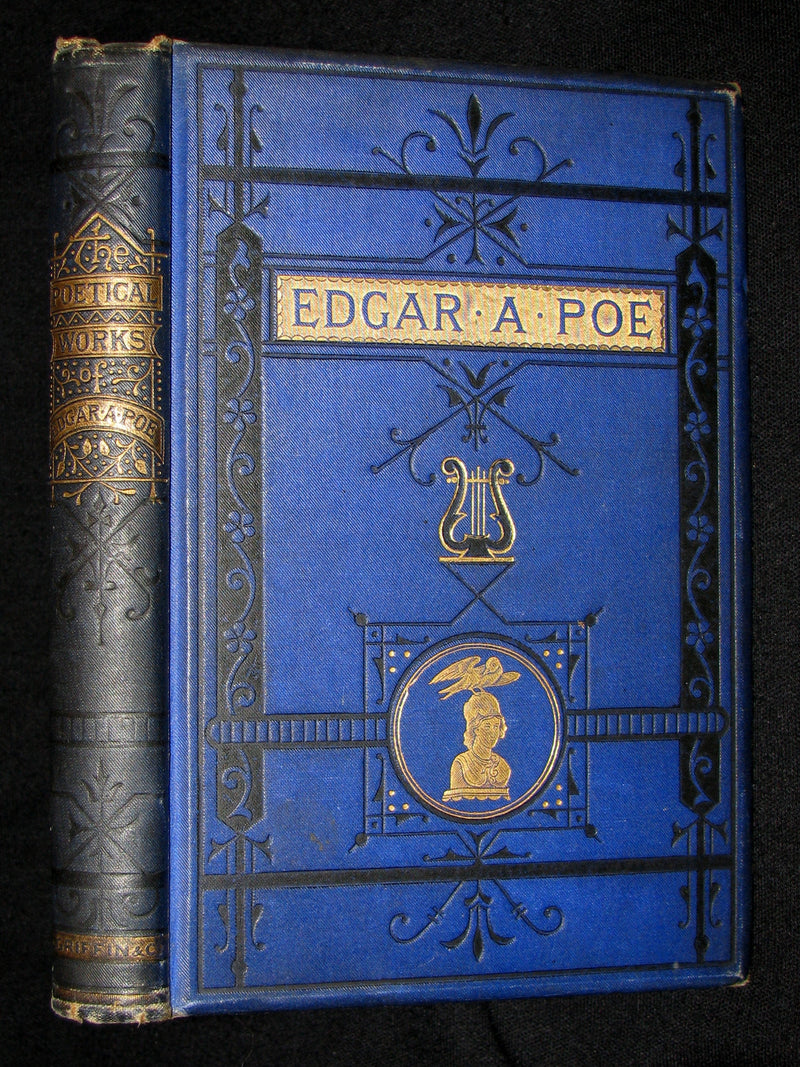 1860's Rare Book - The Poetical Works of Edgar Allan Poe. Edited by James Hannay. Illustrated.
