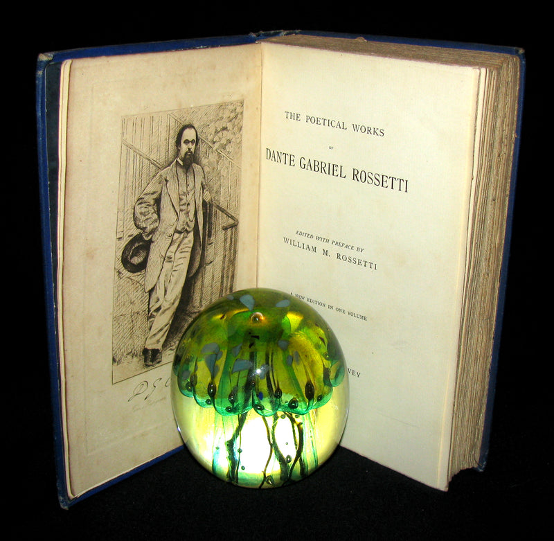 1891 Rare Pre-Raphaelite Book -  The Poetical Works of Dante Gabriel Rossetti