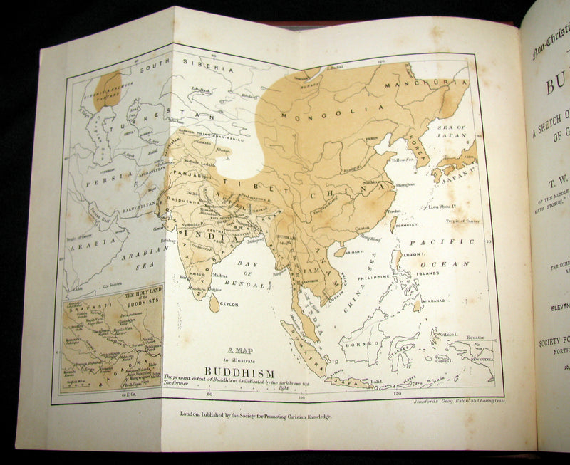 1886 Rare Book - Buddhism; Being a Sketch of the Life and Teachings of Gautama, the Buddha
