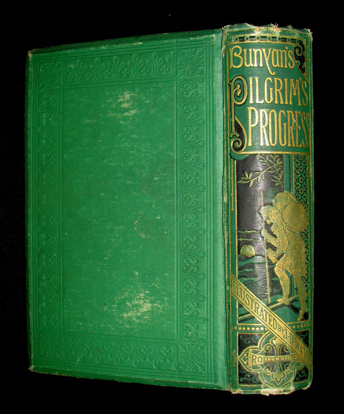 1850's Rare Victorian Book - The Pilgrim's Progress by John Bunyan
