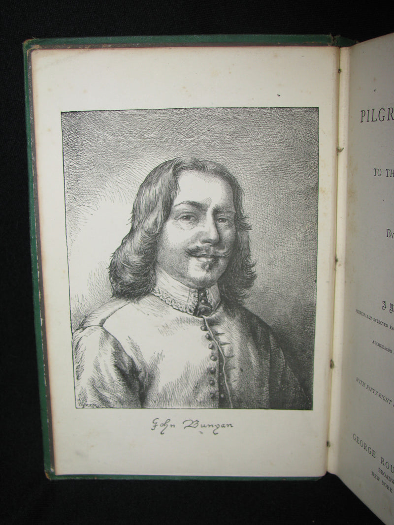 1850's Rare Victorian Book - The Pilgrim's Progress by John Bunyan
