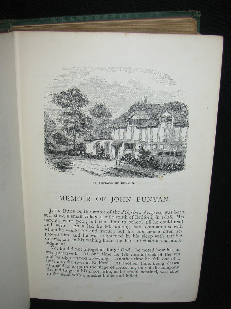 1850's Rare Victorian Book - The Pilgrim's Progress by John Bunyan