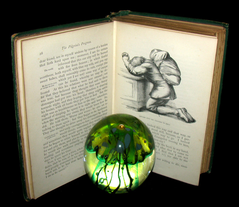 1850's Rare Victorian Book - The Pilgrim's Progress by John Bunyan