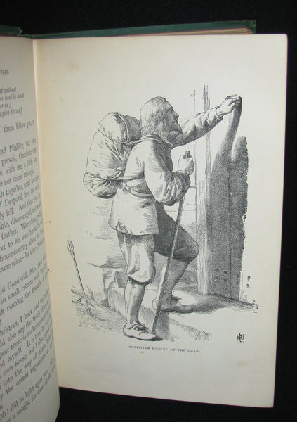 1850's Rare Victorian Book - The Pilgrim's Progress by John Bunyan