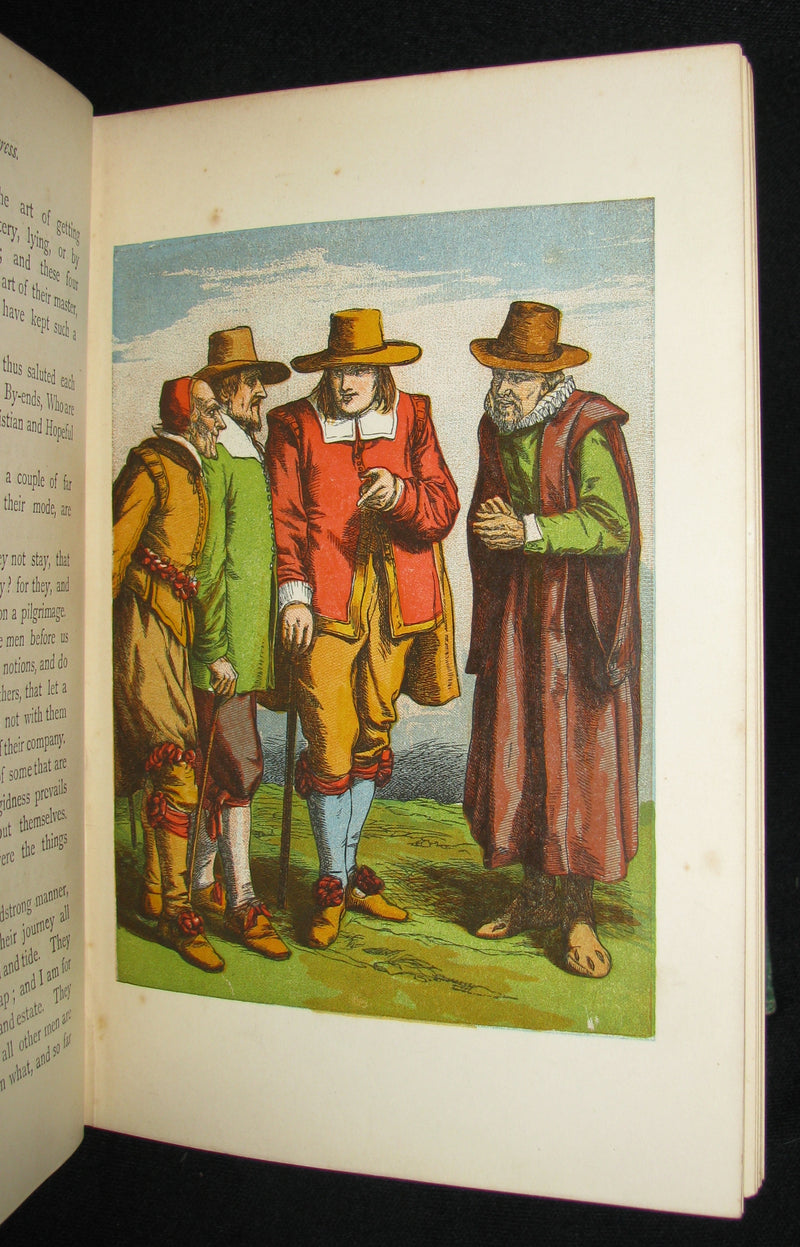 1850's Rare Victorian Book - The Pilgrim's Progress by John Bunyan