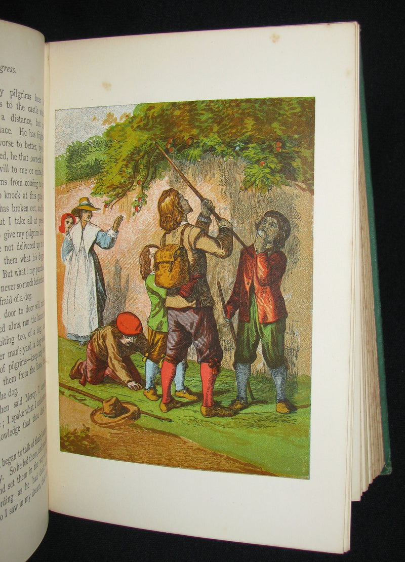 1850's Rare Victorian Book - The Pilgrim's Progress by John Bunyan